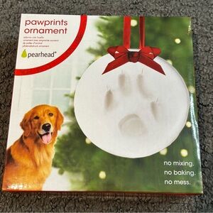 Pearhead Pawprints Ornament Easy to Use New